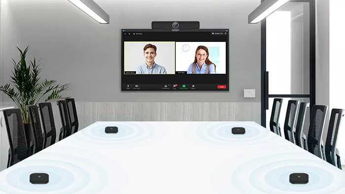 4 Wireless Extension Microphones